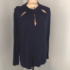 Blue long sleeve shirt